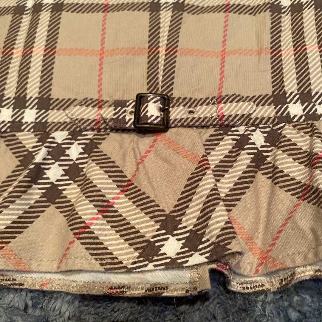 【美品】バーバリーブルーレーベル ファー　ノバチェック ブルゾン 38 三陽商会 Burberry Blue Label Bolero 38 S Nova Check Jacket Short