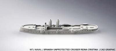 Reina Cristina - Spanish Navy - Pre Dreadnought Era - Wargaming - Axis and Allie