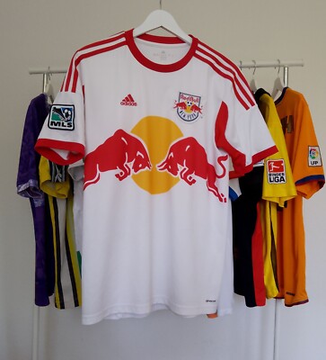 New York Red Bulls ADIDAS MLS 15-16 Jahre 176 cm New York RB jersey shirt