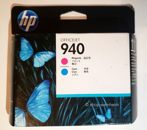 Originale HP 940 Testina Nero/Giallo Magenta/Ciano Officejet Pro 8000 8500 - Zdjęcie 3 z 5