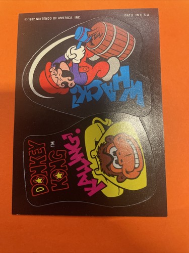 Donkey Kong / Mario Vintage Nintendo 1982 Topps Stickers lot of 9 - Picture 14 of 20
