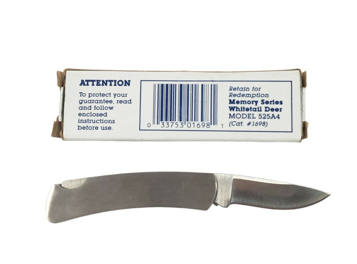 Buck Knives 52504 Memory Series Whitetail Deer | eBay Buck Knives 52504 Memory Series Whitetail Deer | eBay