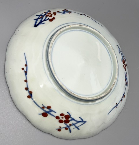 Antiguo Plato Japonés Imari Arita Período Meiji Pintado a Mano 22cm Ancho Siglo XIX - Imagen 10 de 10