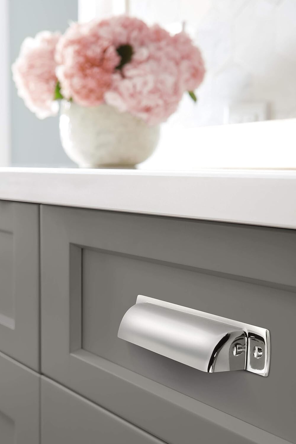 Amerock Corp 10BX5371626 Rochdale Cabinet Cup Pull, 3-3/4 in (96 mm) Pack of 10