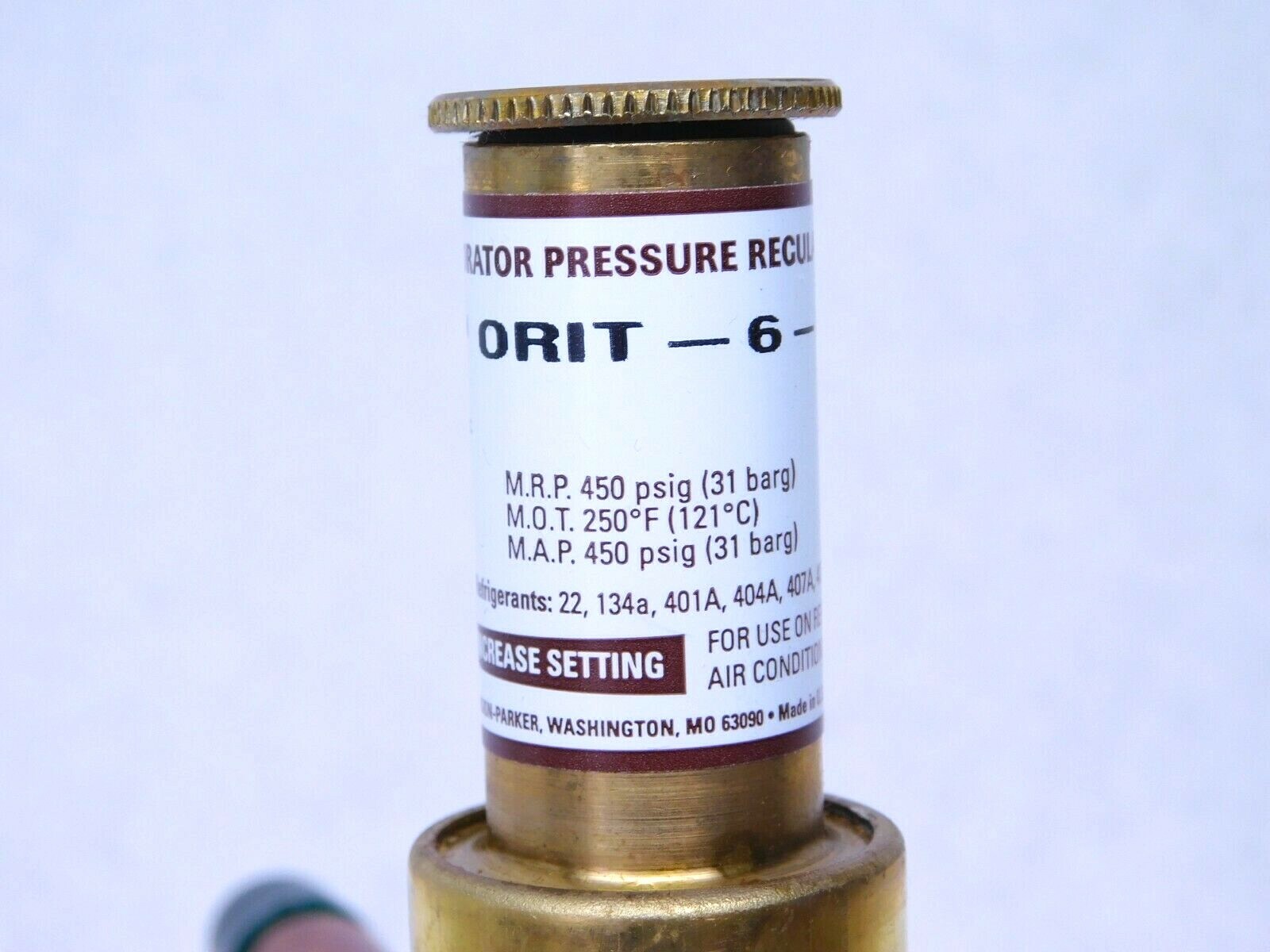 NEW! Sporlan 901100 ORIT-6-30/100 3/8" Evaporator Pressure Regulating Valve (FR)