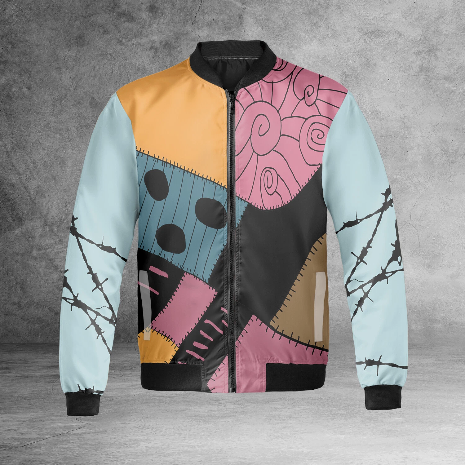 Love Sally The Queen Of Nighmare Sally Dress Costume Bomber Jacket | ID ...