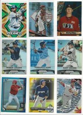 RYMER LIRIANO  PADRES  RC  2015 PANINI PRIZM #182 - REFRACTOR