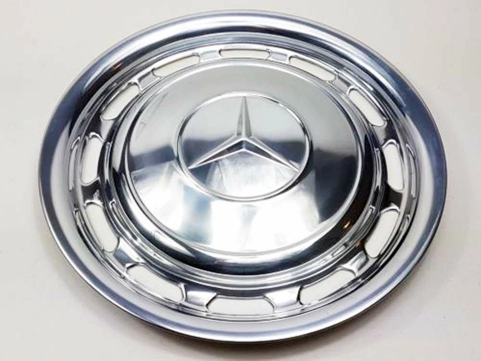 Mercedes Hubcaps Set 4 New OE W107 W108 W109 W113 W114 W115 W116 W123 - Image 2 of 4