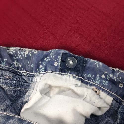 Faded Glory Girls Denim Stretch Bootcut Jeans Embellished Size 10 - Picture 7 of 13