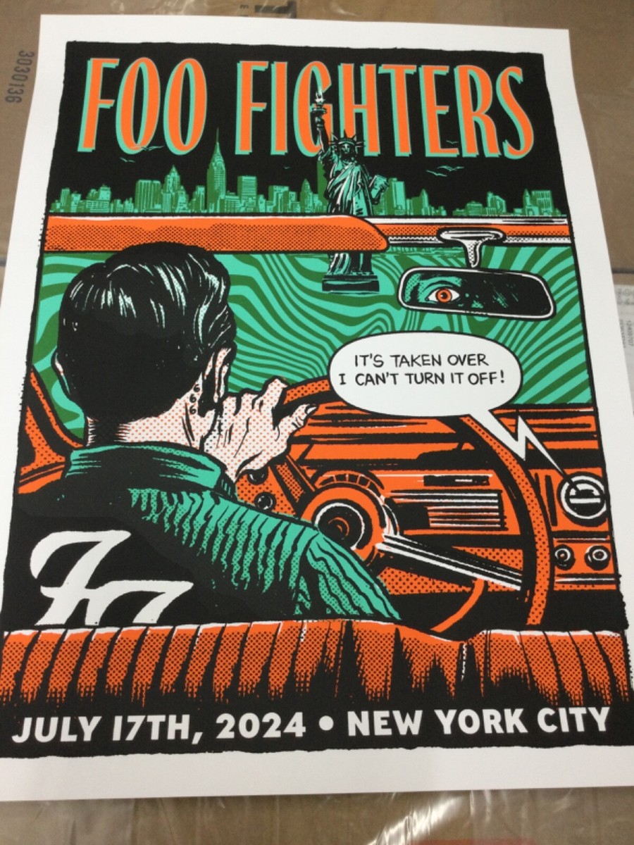 FOO FIGHTERS シルクスクリーン ポスター 1995 フーファイターズ FOO FIGHTERS シルクスクリーン ポスター 1995 フーファイターズ
