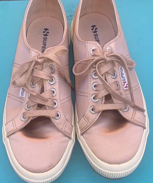 superga satin beige