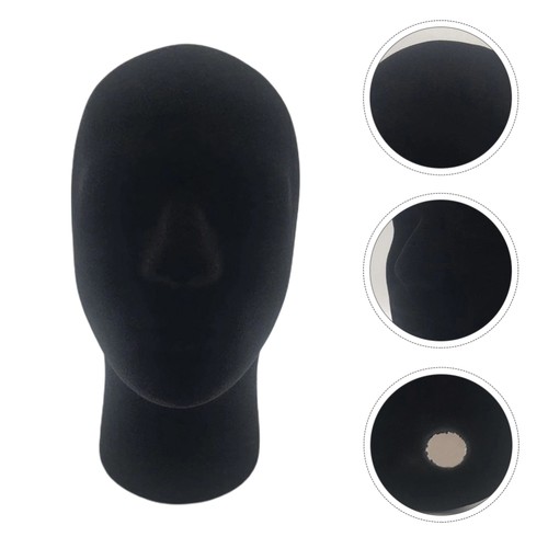 1pz Modello Testa Maschio Realistico Pratico Cappello Parrucca Espositore Stampo Portaoggetti - Foto 12 di 12
