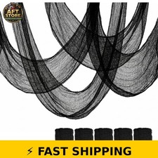 5Pcs Halloween Creepy Cloth Black 30x72inch - Spooky Decor