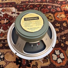 Altoparlante Vintage 1971 Celestion Greenback G12H 30w 16ohm 75hZ T1217 12" *Coil Rub