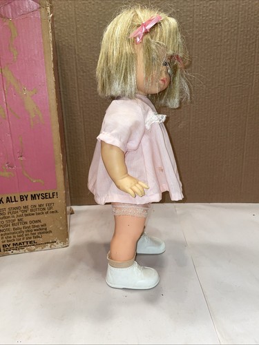 Vintage Baby First Step Puppe 1964 Mattel Laufspielzeug / Box - Bild 8 von 9