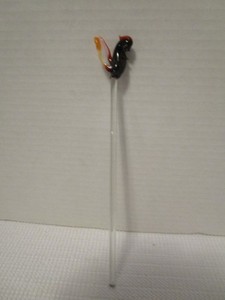 Murano Glass Rooster 8" Cocktail Swizzle Stick