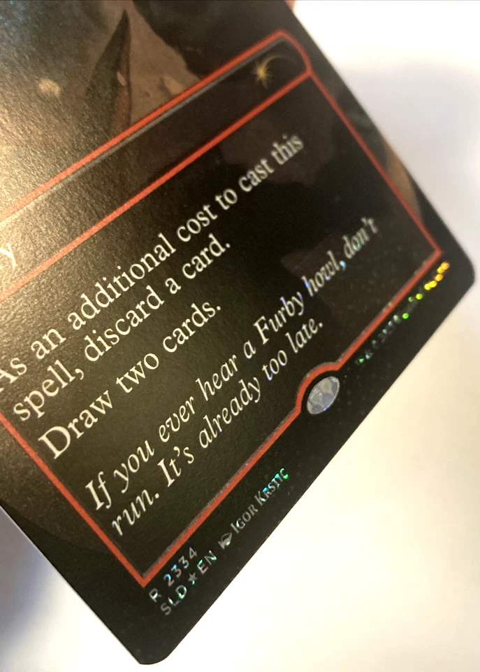 MTG Tormenting Voice (Confetti Foil) Secret Lair x Furby 2334 NM - Image 2 of 4