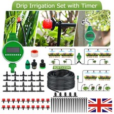 25M Automatic Drip Irrigation System Kit Plant Timer Self Watering Garden Hose
