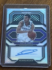 2021 Panini Prizm Basketball Card Penmanship Justin James #Pe-jja NP