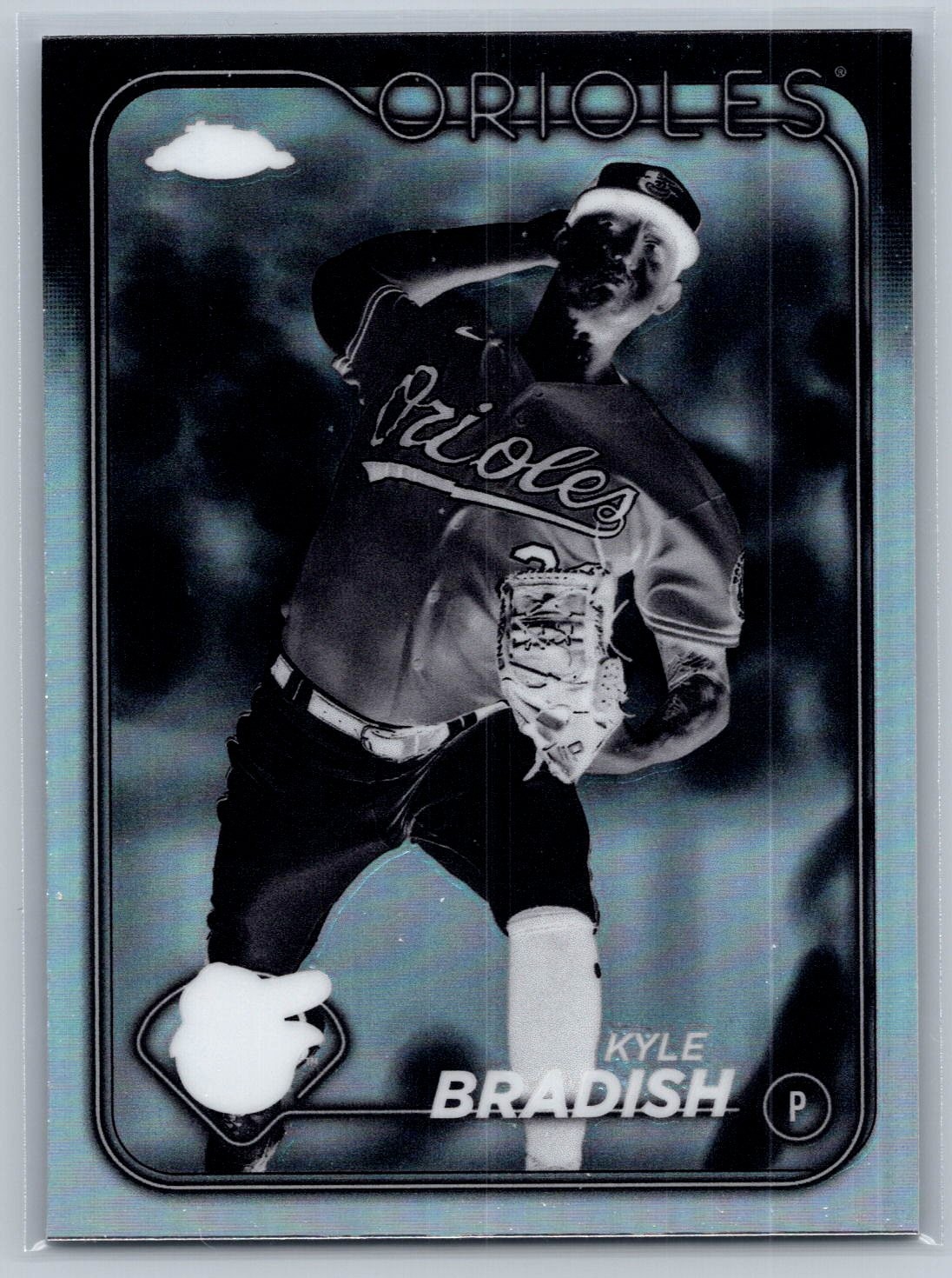 2024 Topps Chrome Kyle Bradish Negative Refractor #69 Baltimore Orioles