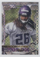 2015 Topps Chrome Rookies Retail X-Fractor Trae Waynes #104 0a1