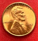 1952-S Lincoln Wheat Cent Penny GEM RED BU From an Original Bank Roll
