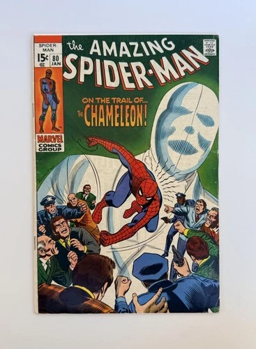 Amazing Spider-Man #80 (1970) FN+ | Chameleon Story | Bronze Age Marvel