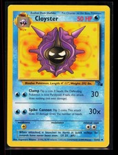 Pokemon Fossil Cloyster 32/62 Uncommon Unlimited MP on eBay