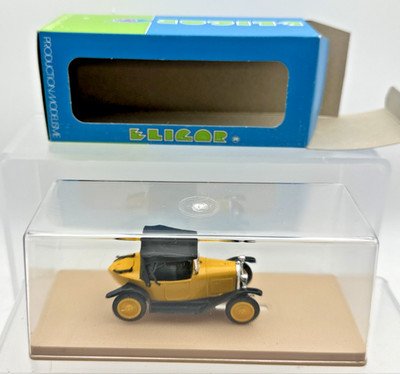 VINTAGE ELIGOR DIECAST 1037 Citroen 5 CV Torpedo 1925  Capote NEW Yellow