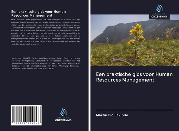 Martin Bio Bakinde | Een Praktische Gids Voor Human Resources Management | Buch-image