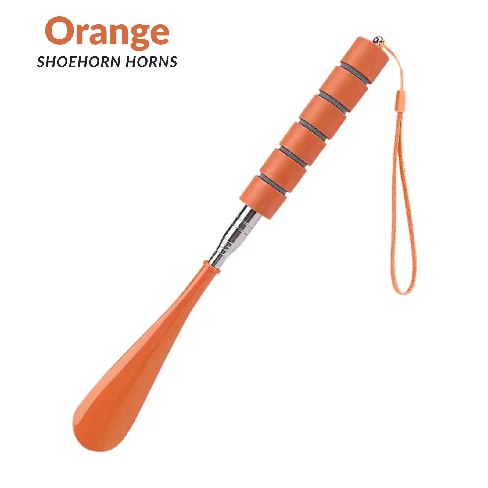 Extra Long Handle Stainless Steel 28" Handled Metal Shoehorn