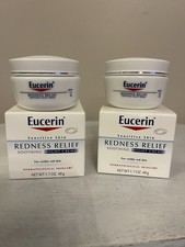 2 Eucerin Redness Relief Dermatological Skincare Night Creme Night Cream 1.7oz