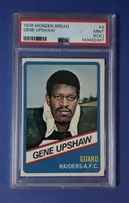 1976 Wonder Bread Gene Upshaw Raiders #9 PSA 9 (OC) MINT