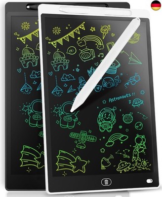 [2 STÜCKE] LCD Schreibtafel 12 Zoll,  Buntes LCD Schreibtablett, LCD Writing Tab