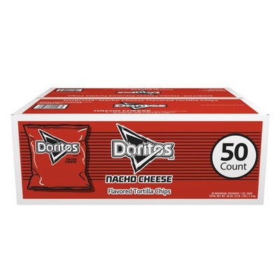 Doritos Nacho Cheese Chips 50 Pk.
