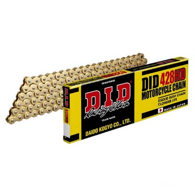 DID Kette G&G428HD/132 gold Kette offen mit Clipschloss Antriebskette