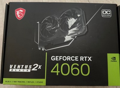 Neu. OVP - MSI GeForce RTX 4060 VENTUS 2X Black OC 8GB