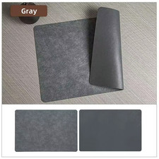 Faux Leather Placemats Set of 1/4/6Pcs ,Heat Resistant Non-Slip Waterproof,Doubl
