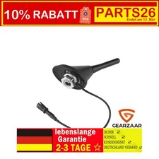 Auto KFZ Kurz Stab Dach Antenne Raku 2 Sockel für Opel, Mitsubishi 5,8cm Schwarz