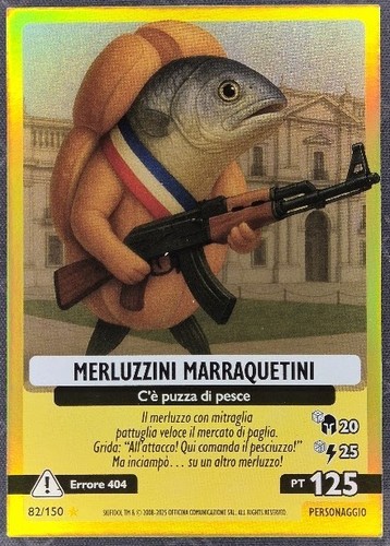 SKIFIDOL ITALIAN BRAINROT UNIVERSO PSICHEDELICO TRADING CARD GAME - Foto 83 di 151