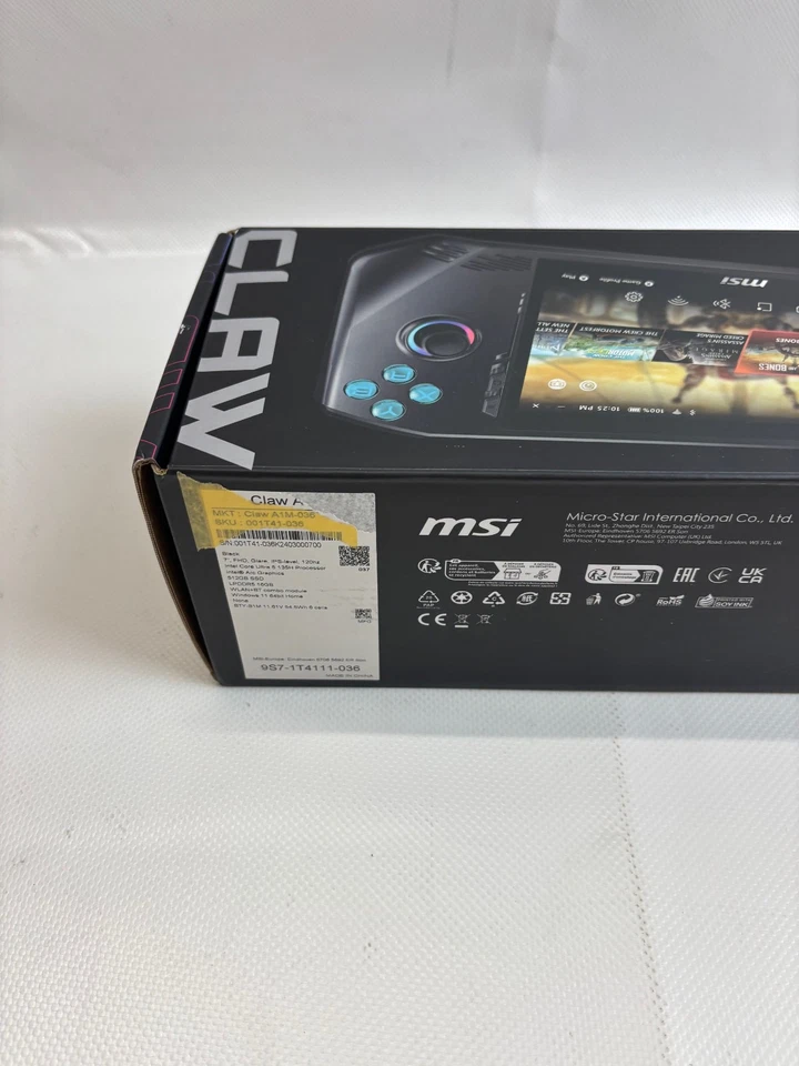 BLOCKED MSI Claw A1M 036 Gaming Handheld 7 Inch FHD 120H 16GB RAM 512GB SSD - Image 4 of 4