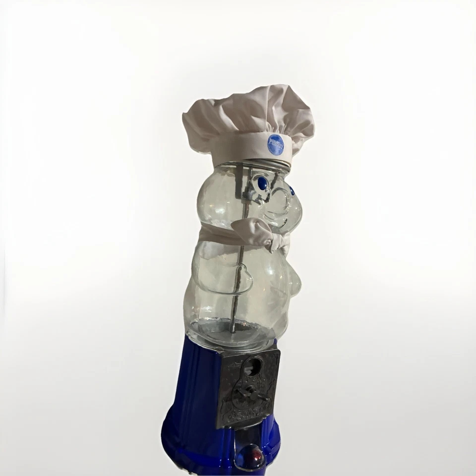 Máquina de chicles carrusel 25 cumpleaños Pillsbury Doughboy. Nuevo en caja de colección funciona Foto 4 de 4