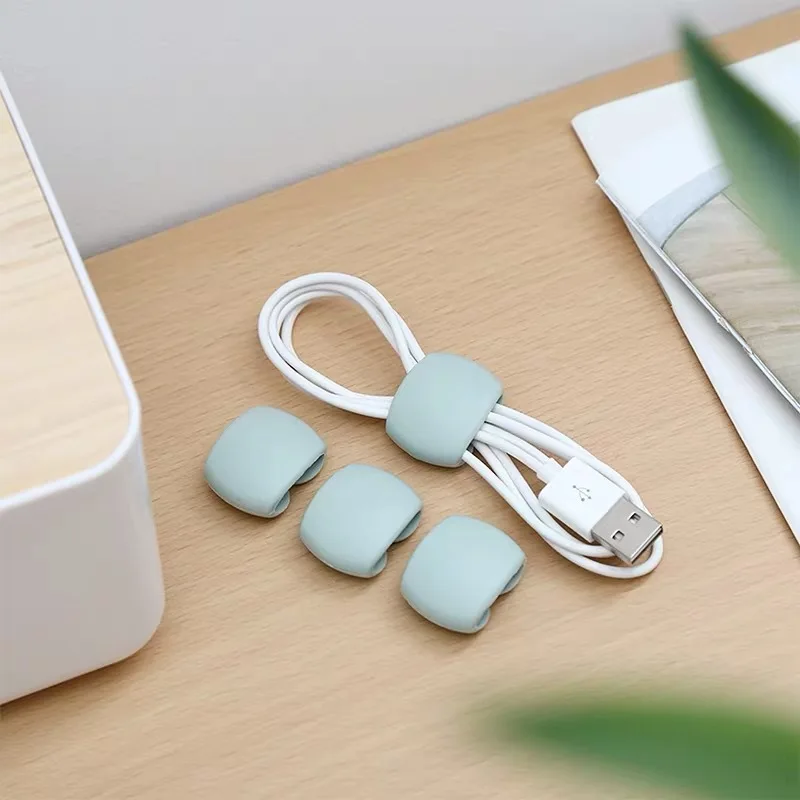 Cable Winder Cable Organizer Clips Mouse Wire Headphone Holder USB Charger Holde