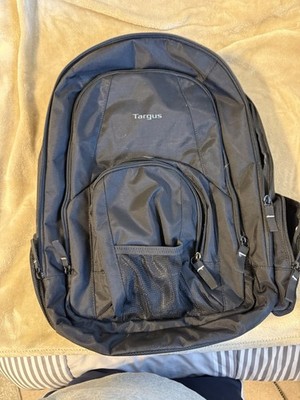 Targus Black Solid Laptop Backpack Bag, Adjustable Straps, Backpack Style