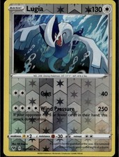 Carta Pokemon Lugia Holo Rara SWSH04 Vivid Voltage 132/185 Incolore Reverse Holo