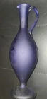 Small Murano Art Glass Scavo Vase Hand Blowing