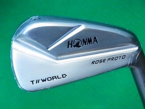 Fer 10 Honma Forged T World Rose Proto – Tige Acier Extra Rigide – Main Droite Homme
