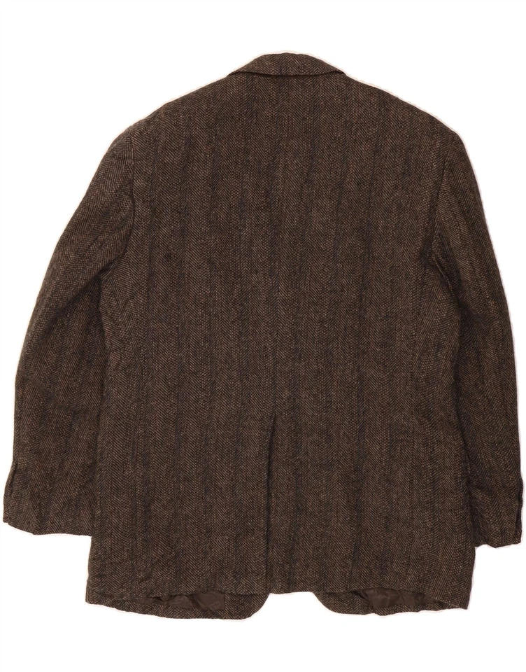 Chaqueta Blazer IZOD Para Hombres 2 Botones Reino Unido 42 XL Marrón Espiga BN02 Foto 2 de 3