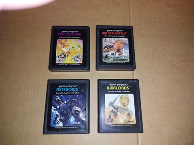 4 Top Spielmodule für Atari 2600 von Atari Im Top Zustand + geprüft.