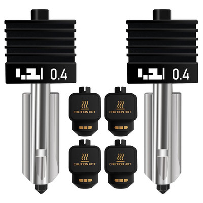 2PCS 0.4Mm Hotend for Bambu Lab X2D/P2S, Extruder Print Head Quick Swap Hot End